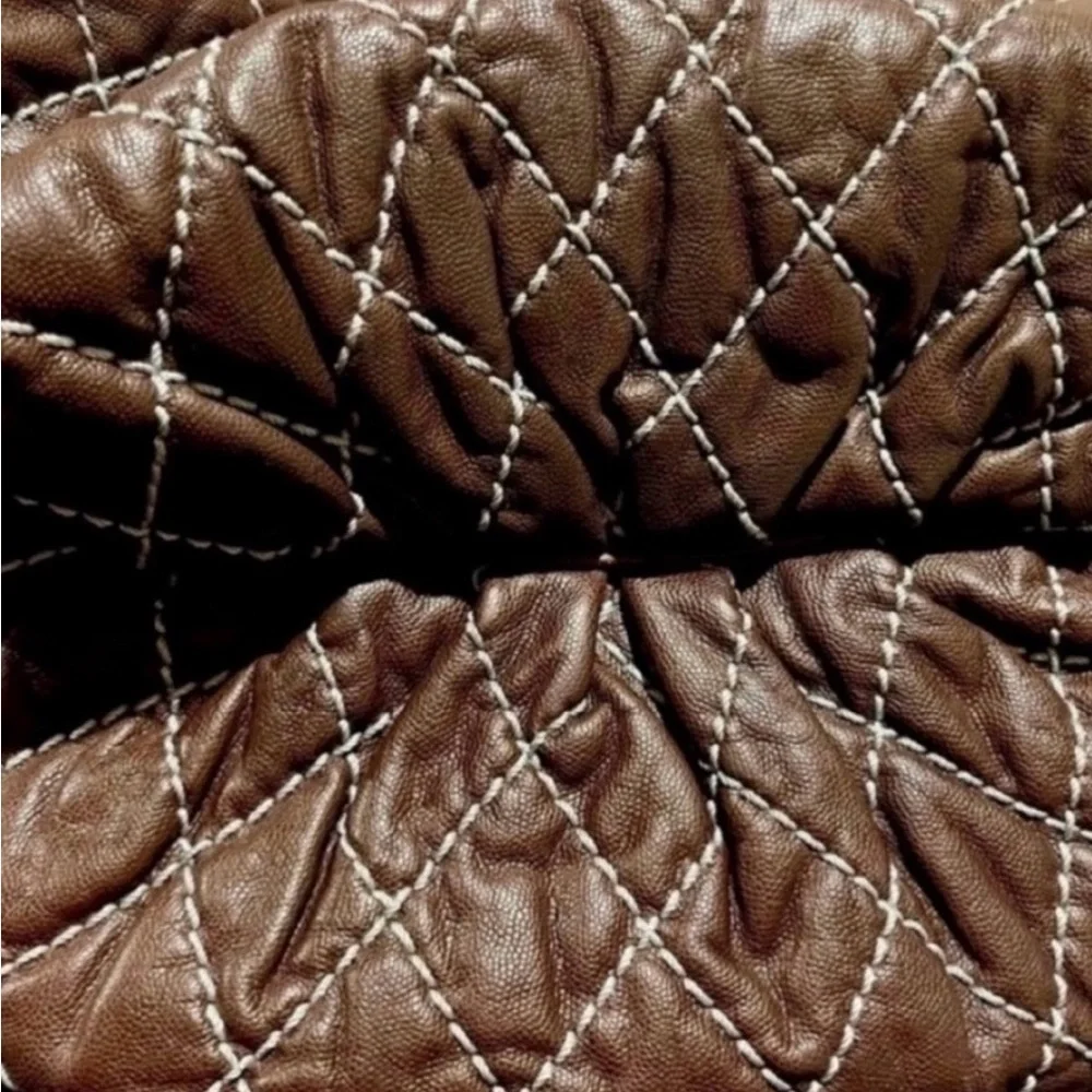 Authentic JUICY COUTURE purse handbag hobo quilted leather - Picture 7 of 7